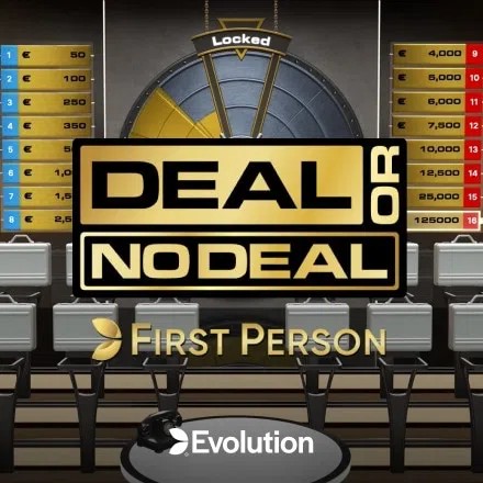 First Person Deal or No Deal game by Evolution – logo hosted on LeBull Casino