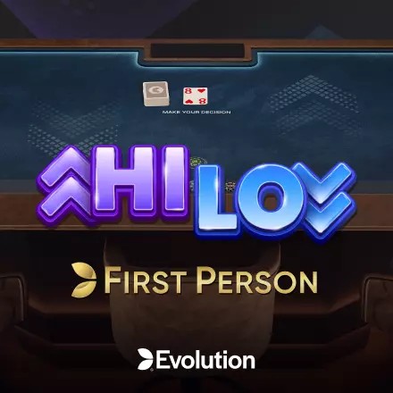 First Person Hi Lo logo – Table Games by Evolution at LeBull Casino